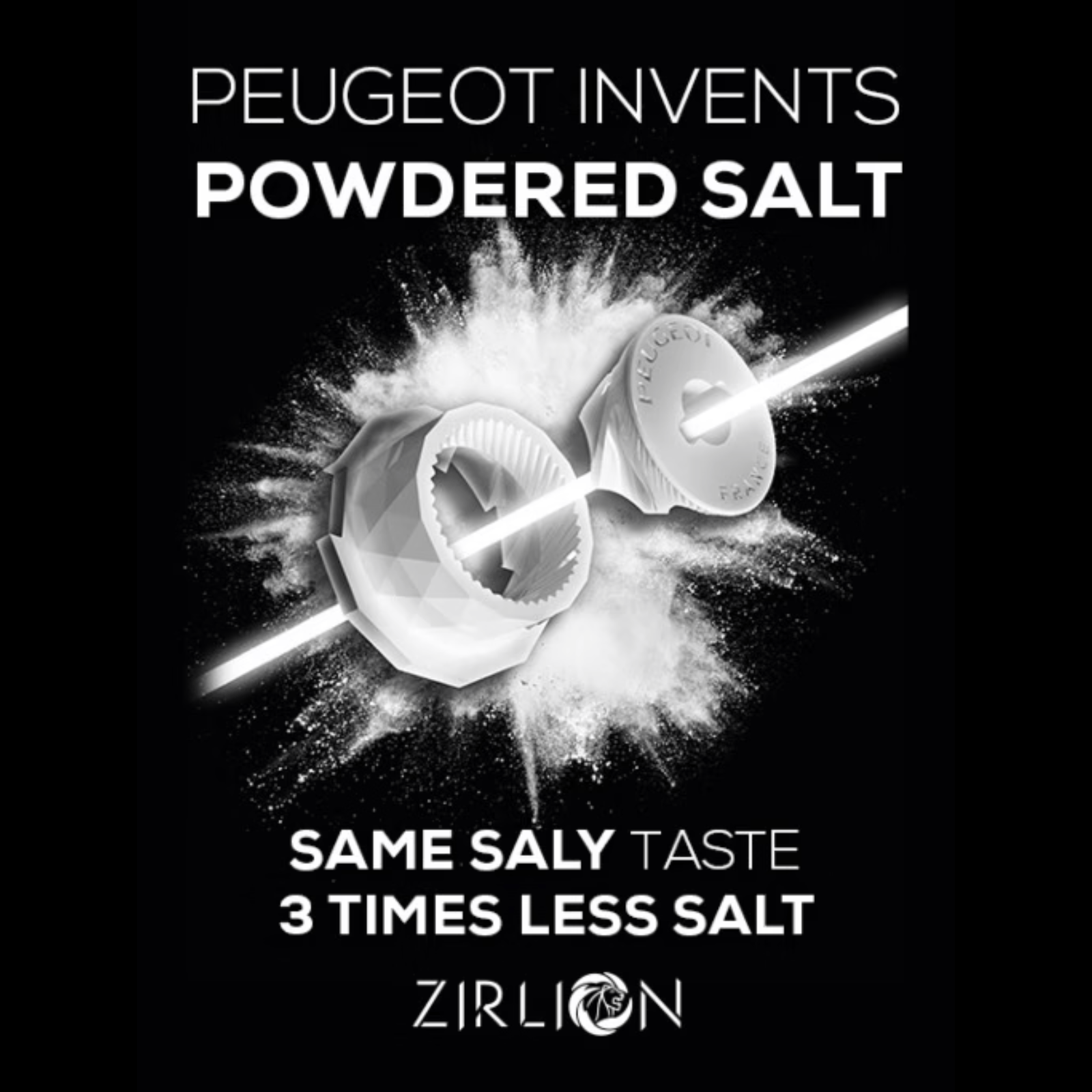 Peugeot Paris u'Select Lacquer Black Wood Salt Mill 22cm