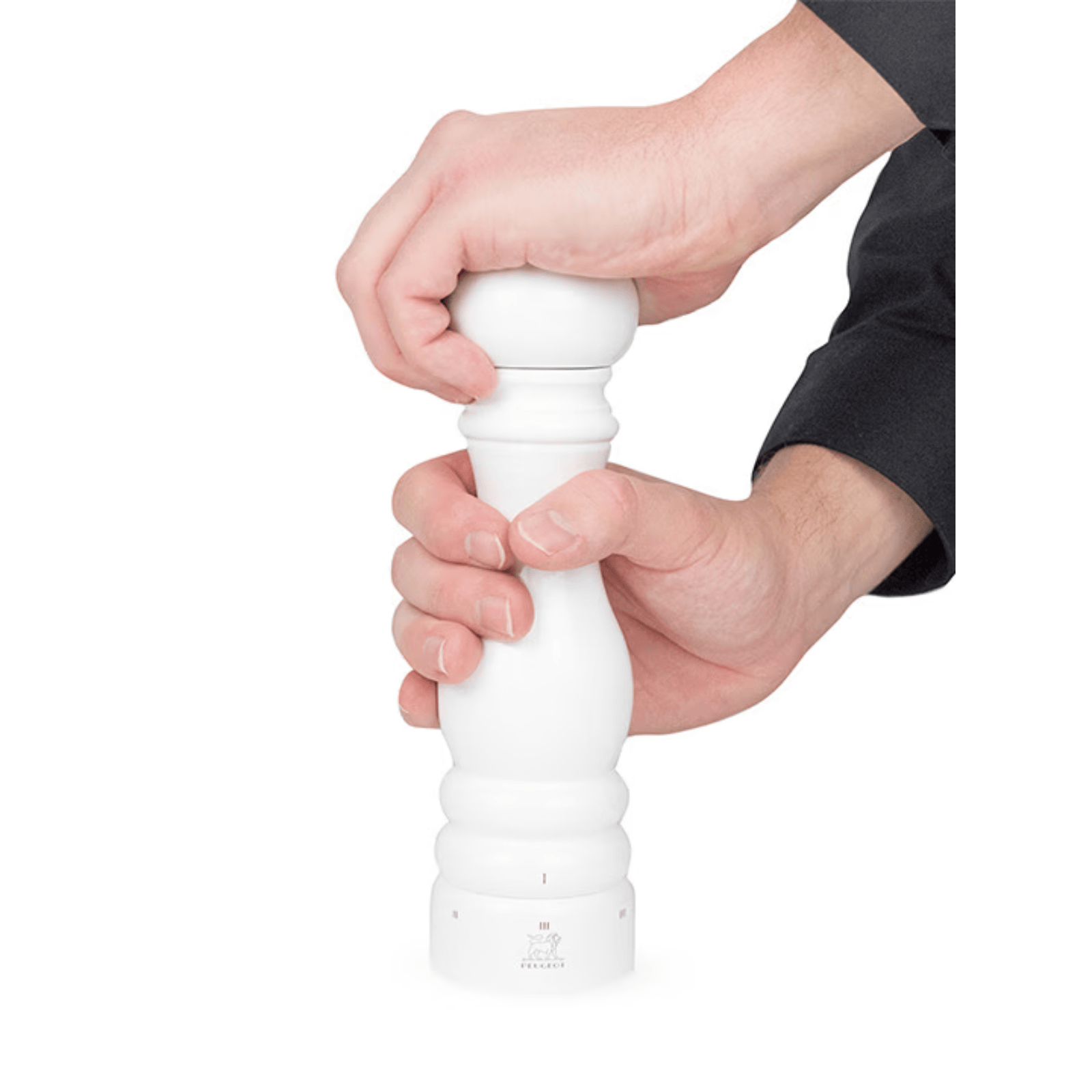 Peugeot Paris u'Select Lacquer White Wood Pepper Mill 22cm