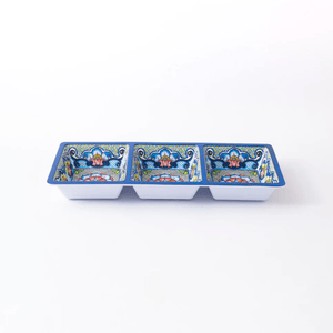 Prepara 3-Section Taco Tray Blue