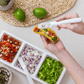 Prepara 3-Section Taco Tray Calavera Calm