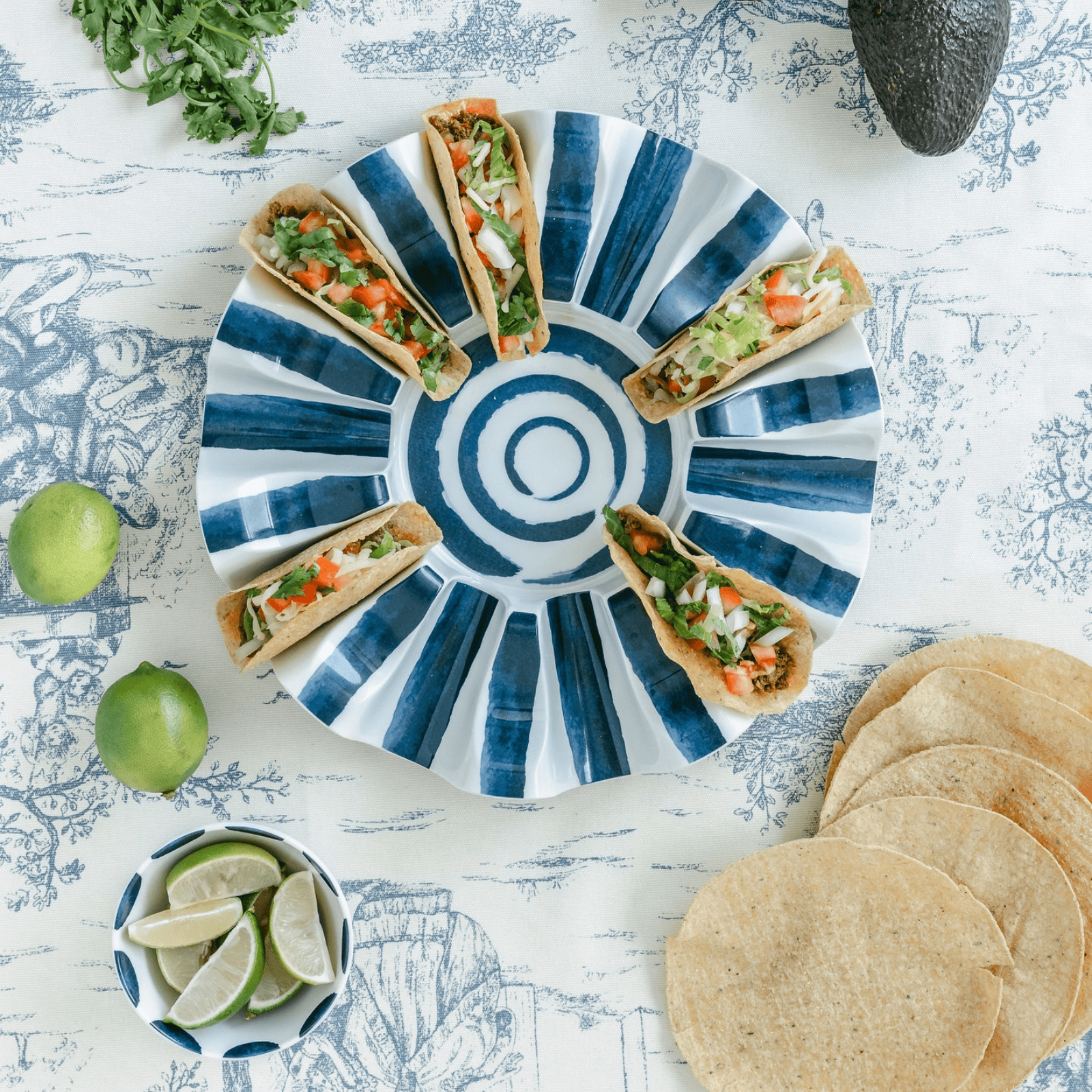 Prepara Taco Carousel Coastal Stripe