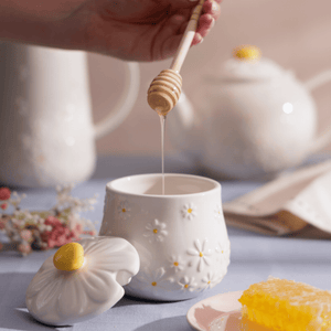 Price & Kensington Daisy Honey Pot & Drizzler
