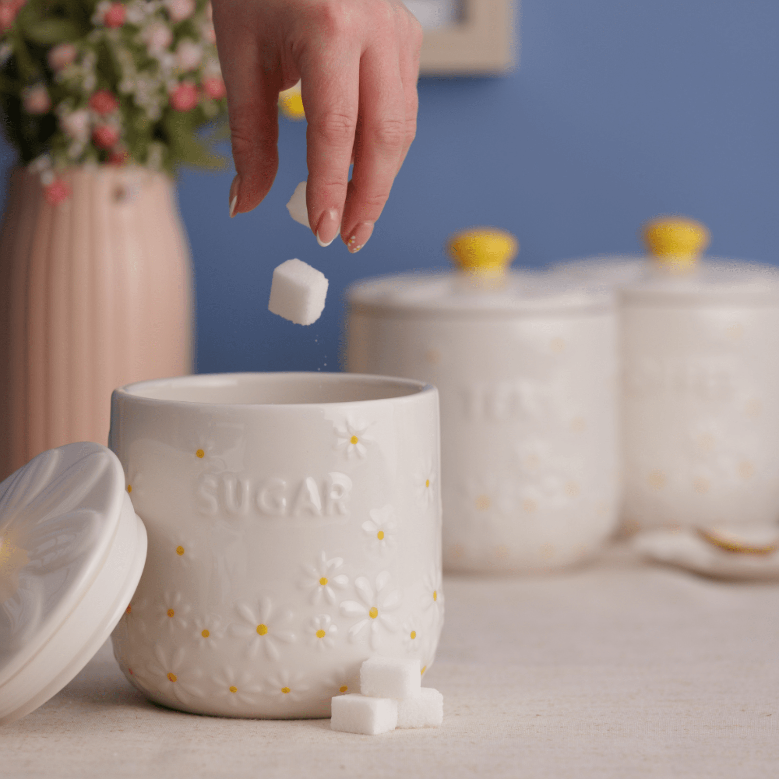 Price & Kensington Daisy Sugar Storage Jar