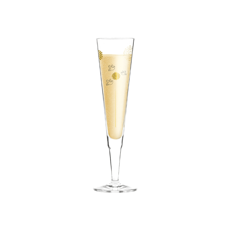 Ritzenhoff Champagne Glass Ramona Rosenkranz (Birds) 2016