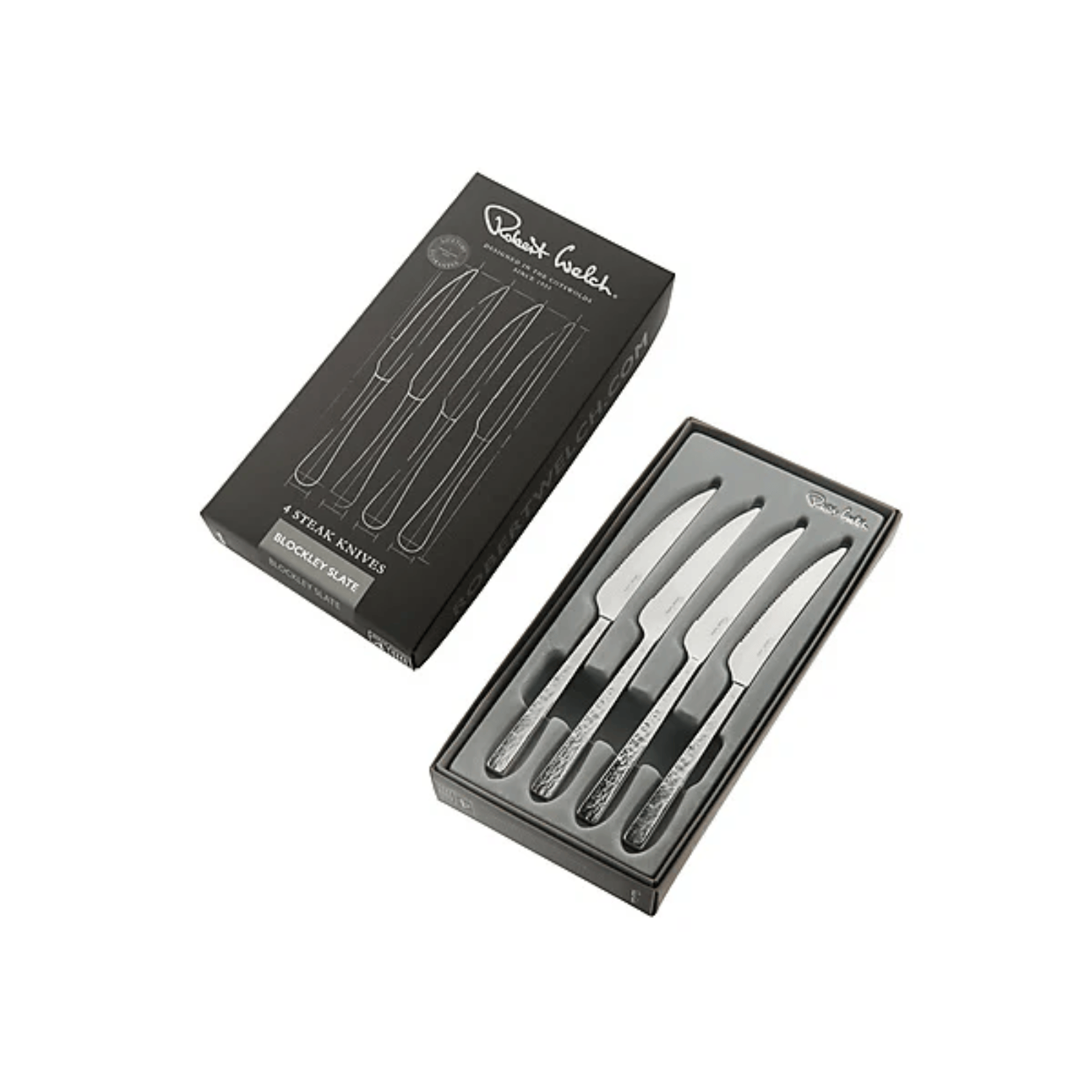 Robert Welch Blockley Slate Steak Knife Set 4-Piece