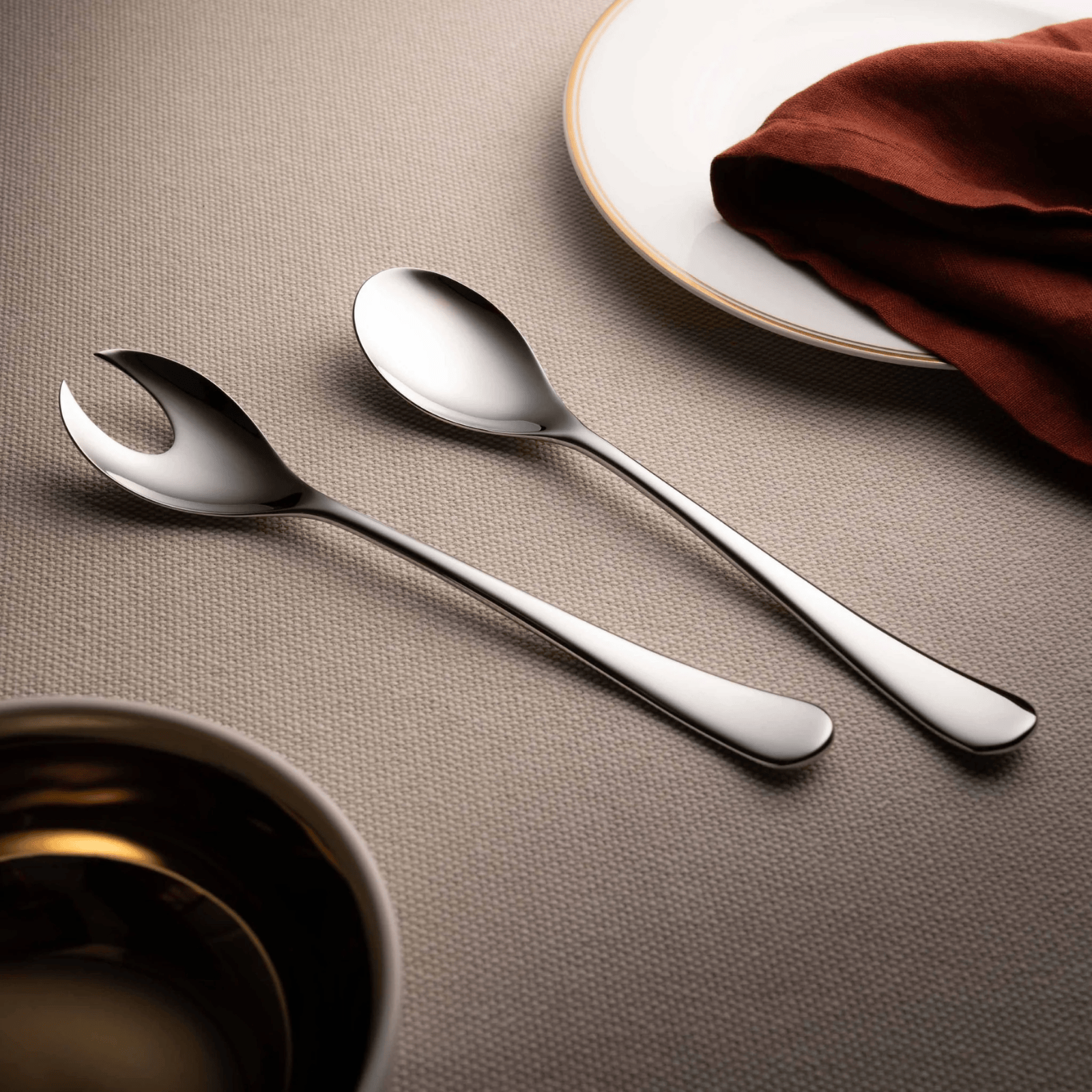Robert Welch Radford Traditional Salad Servers Set 2-Piece