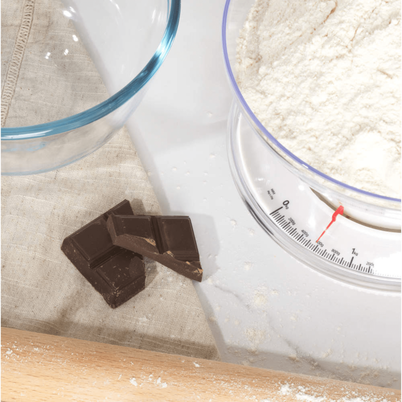Salter Mechanical Bowl Kitchen Scale White 3kg Capacity