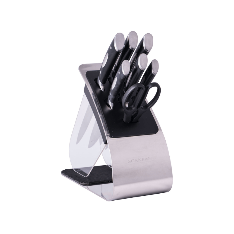 Scanpan Classic Eclipse Knife Block Set 8-Piece The Homestore Auckland