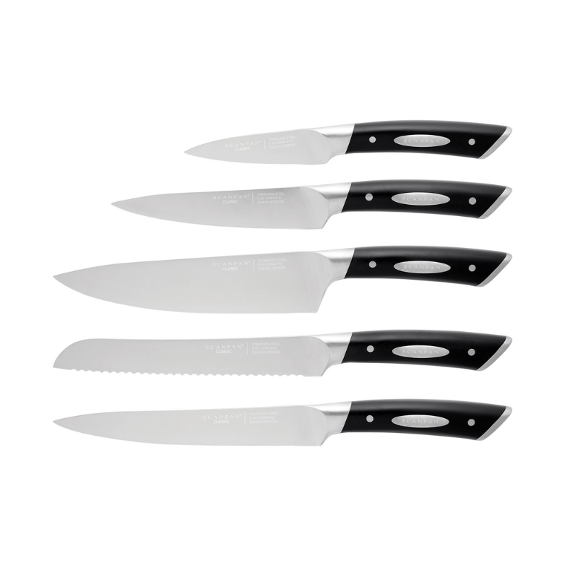 Scanpan Classic Kalo Ash Knife Block Set 6-Piece The Homestore Auckland