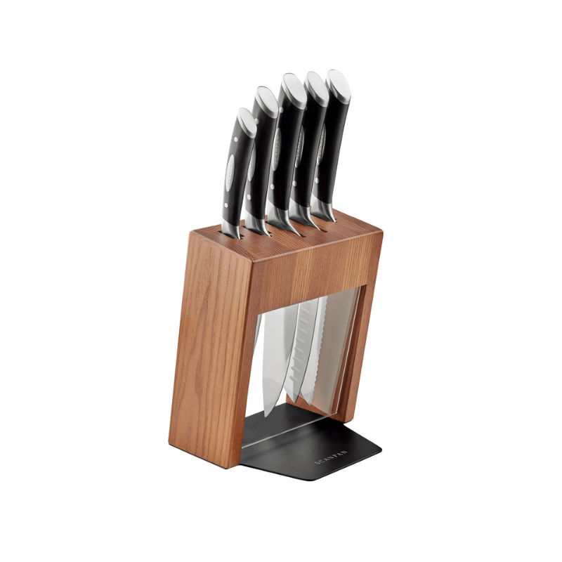 Scanpan Classic Kalo Ash Knife Block Set 6-Piece The Homestore Auckland