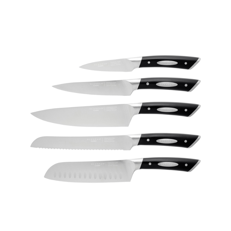 Scanpan Classic Kalo Ash Knife Block Set 6-Piece The Homestore Auckland