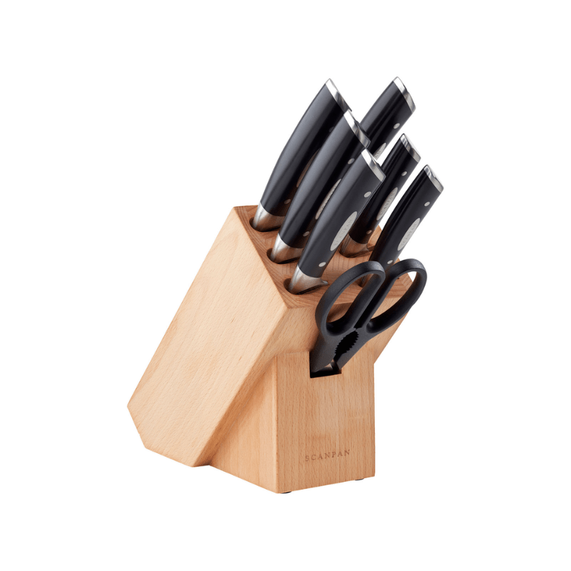 Scanpan Classic Knife Block Set 8-Piece