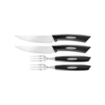 Scanpan Classic Texas Steak Knife & Fork Set 4-Piece The Homestore Auckland