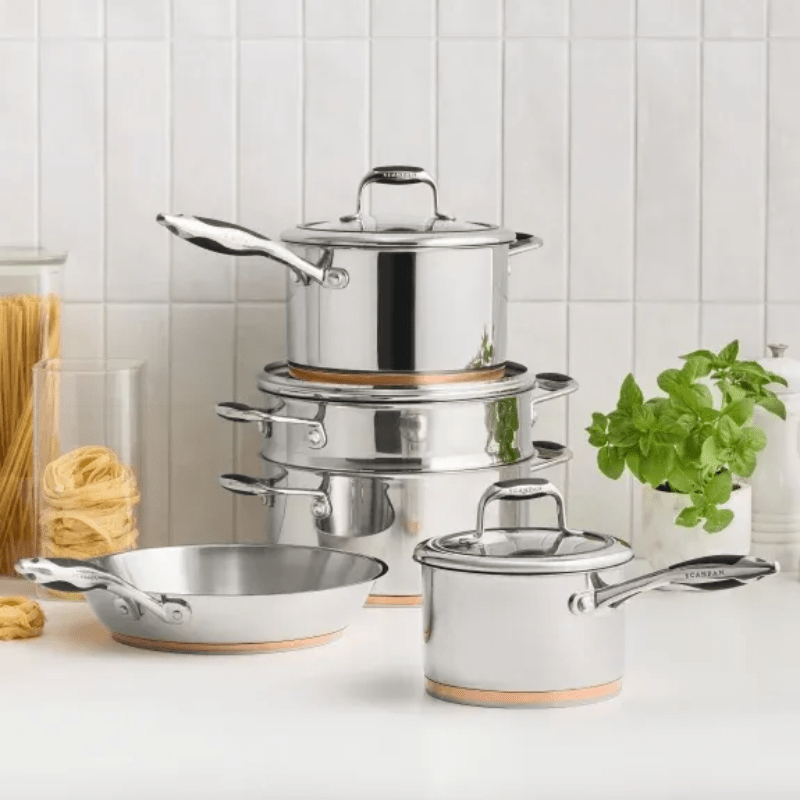 Scanpan Coppernox Cookware Set 3-Piece The Homestore Auckland