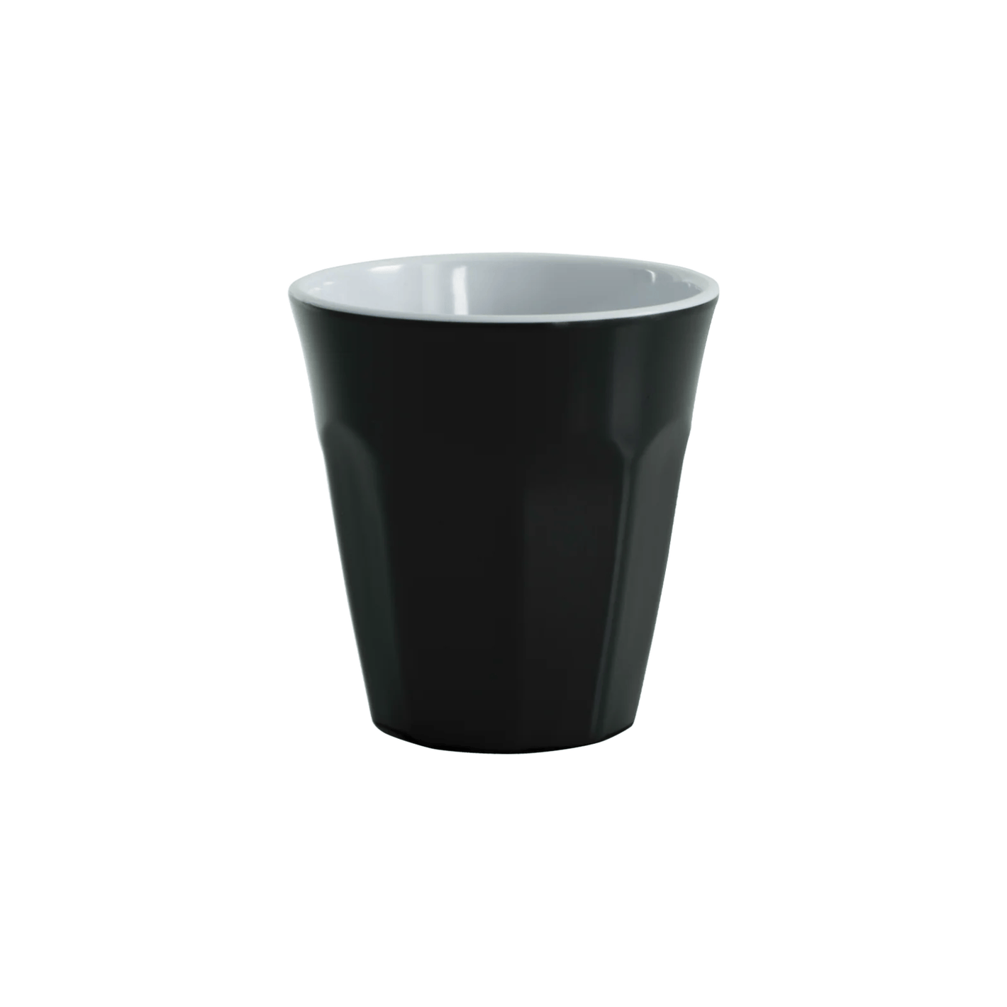 Serroni Melamine Cafe Cup 260ml Black