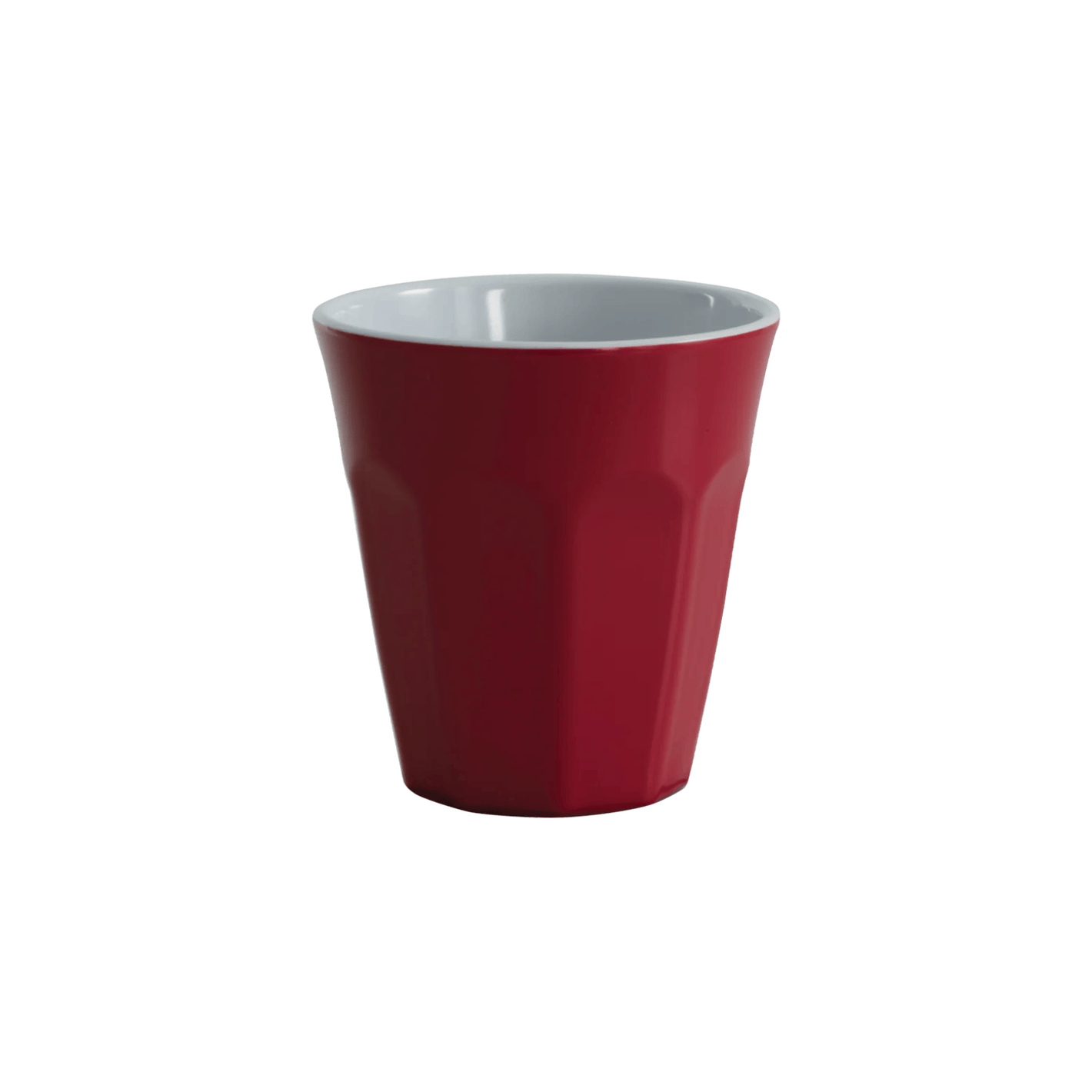 Serroni Melamine Cafe Cup 260ml Red