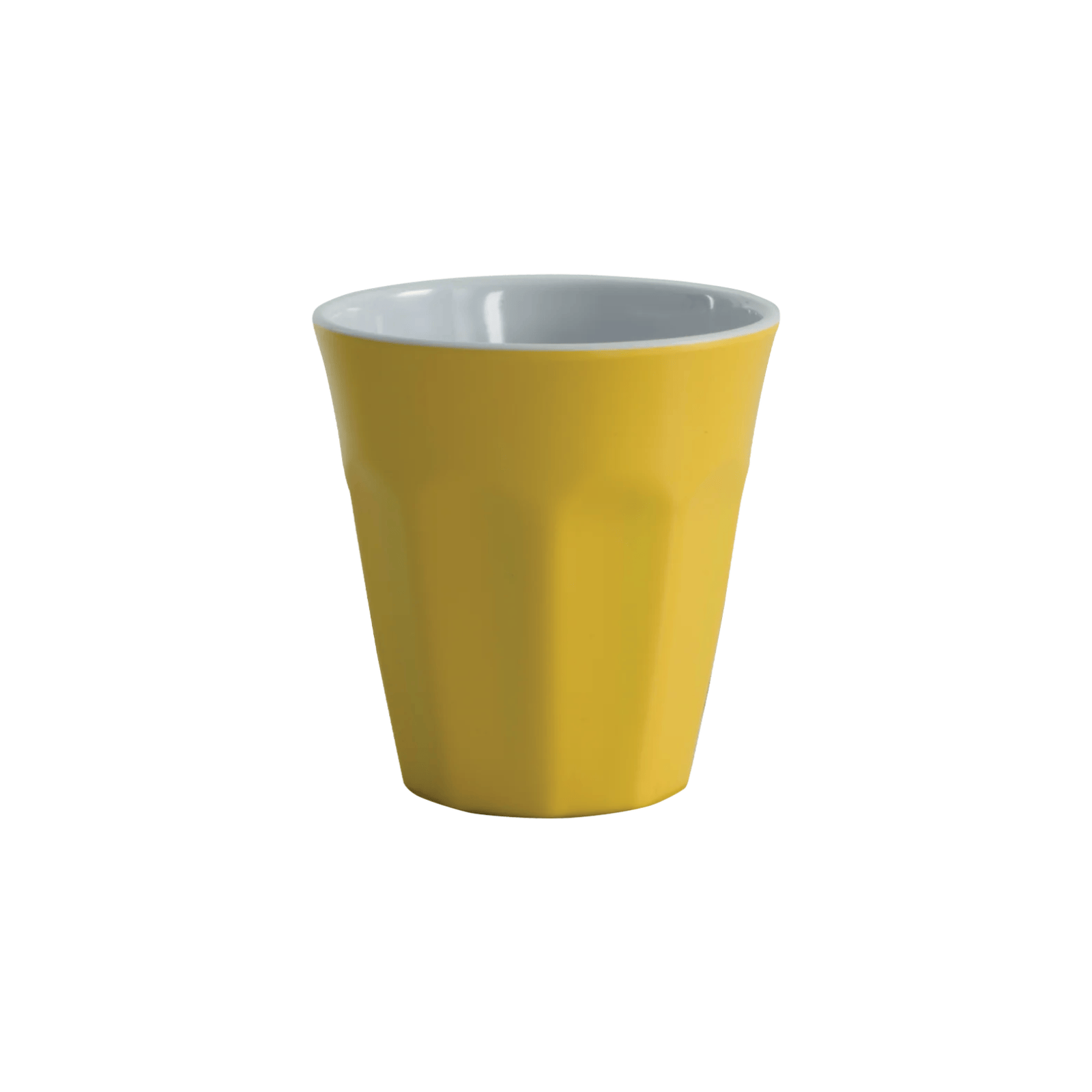 Serroni Melamine Cafe Cup 260ml Yellow