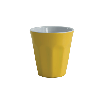 Serroni Melamine Cafe Cup 260ml Yellow