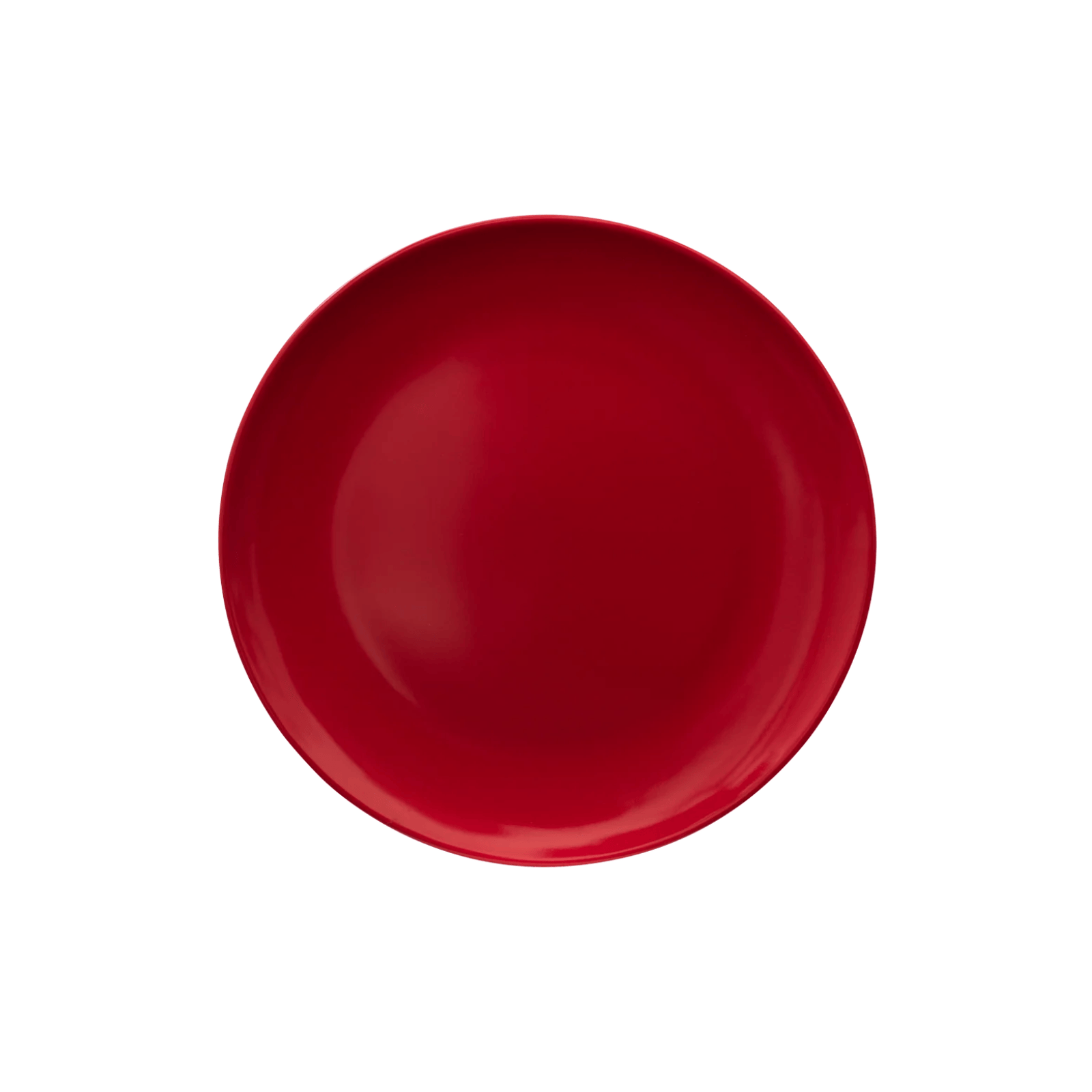 Serroni Melamine Dinner Plate 25cm Red