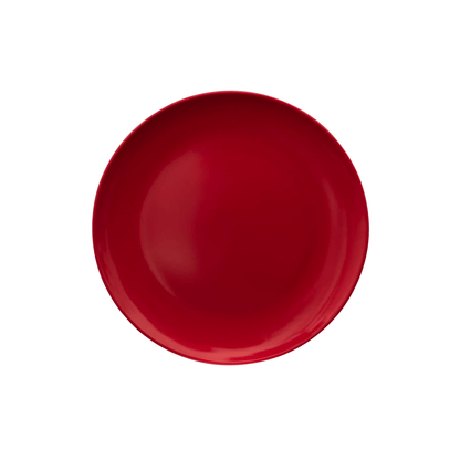 Serroni Melamine Dinner Plate 25cm Red