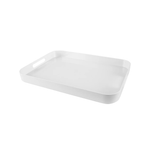 Serroni Melamine Rectangular Tray White