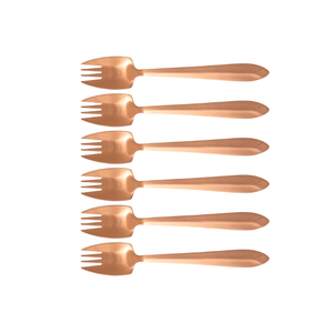 Splayd Black Label Satin Rose Gold Set of 6