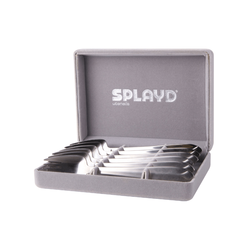 Splayd Mini Satin Luxury Stainless Steel Set of 6