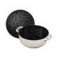 Staub French Oven Snowflake 24cm White Truffle