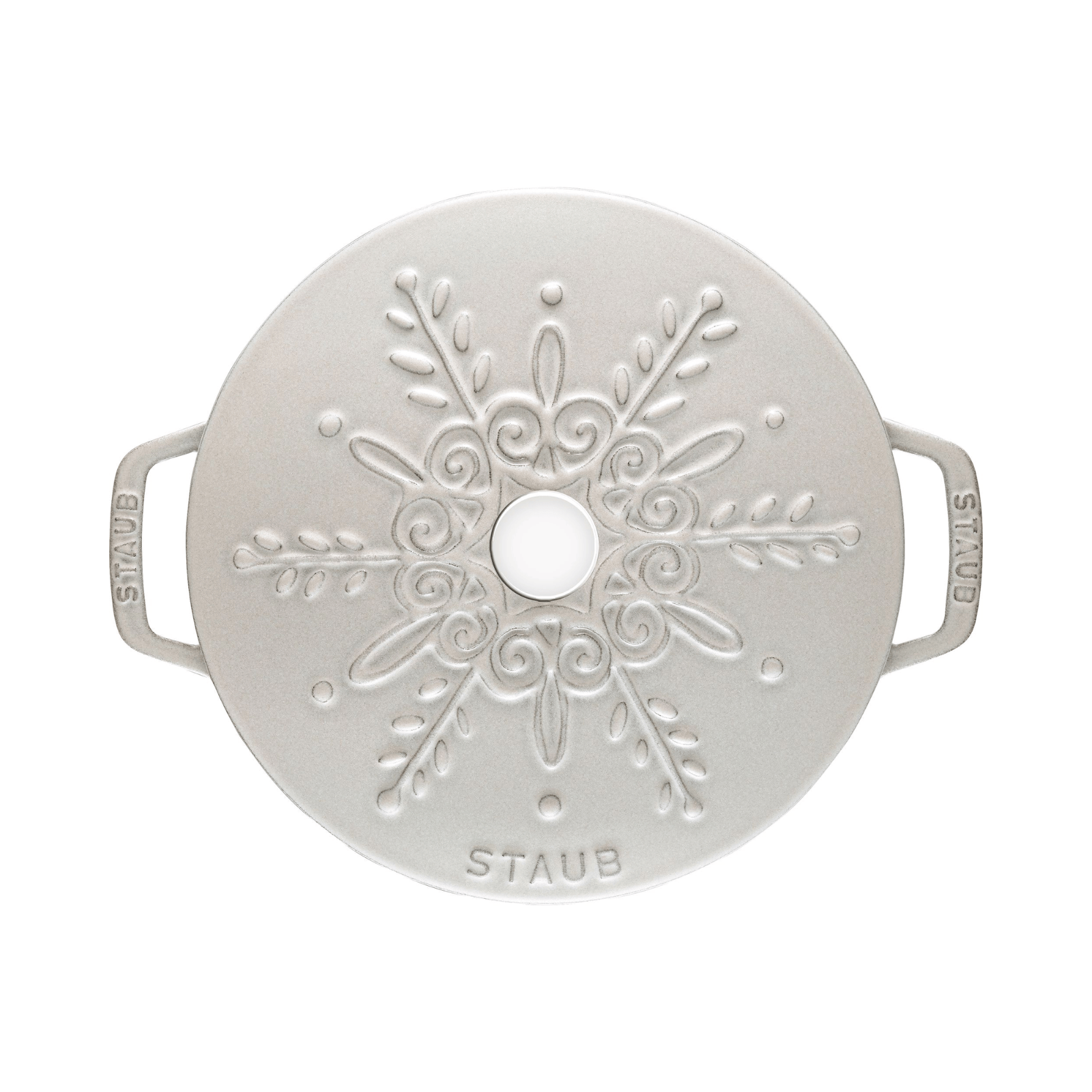 Staub French Oven Snowflake 24cm White Truffle