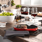 Staub Pure Grill Round 26cm Cherry Red