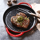 Staub Pure Grill Round 26cm Cherry Red