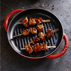 Staub Pure Grill Round 26cm Cherry Red