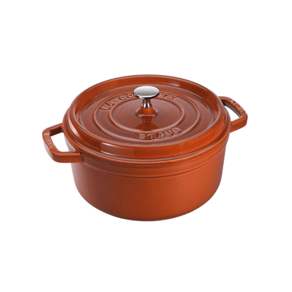 Staub Round Cocotte 20cm Cinnamon