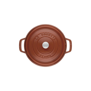 Staub Round Cocotte 20cm Cinnamon