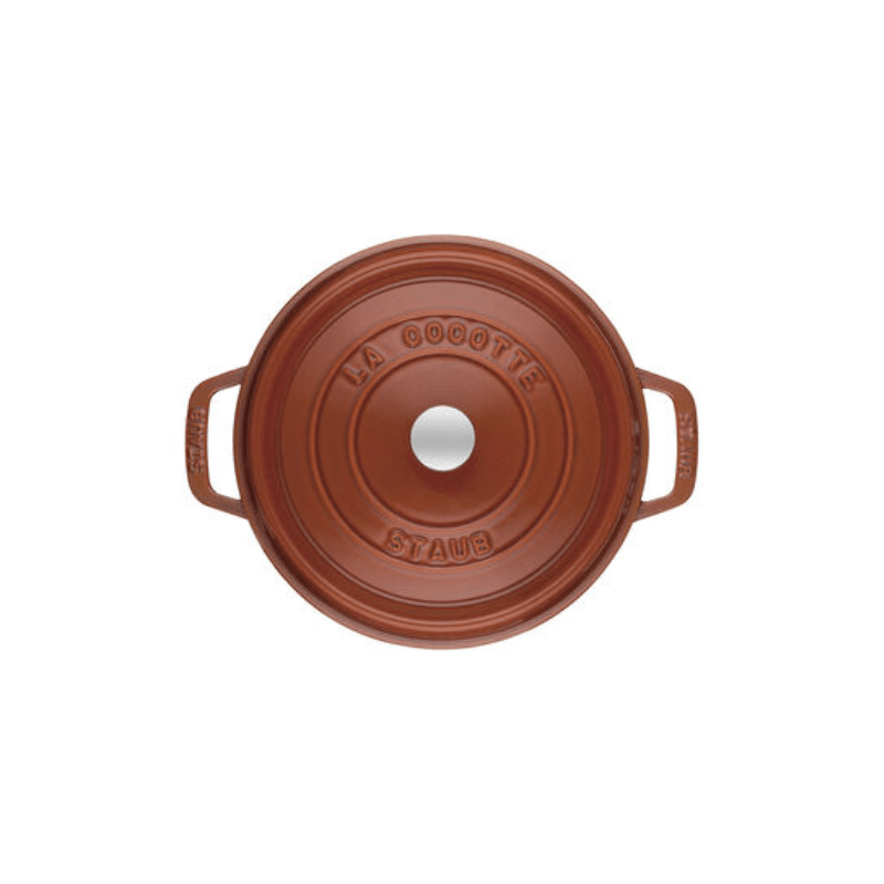 Staub Round Cocotte 20cm Cinnamon