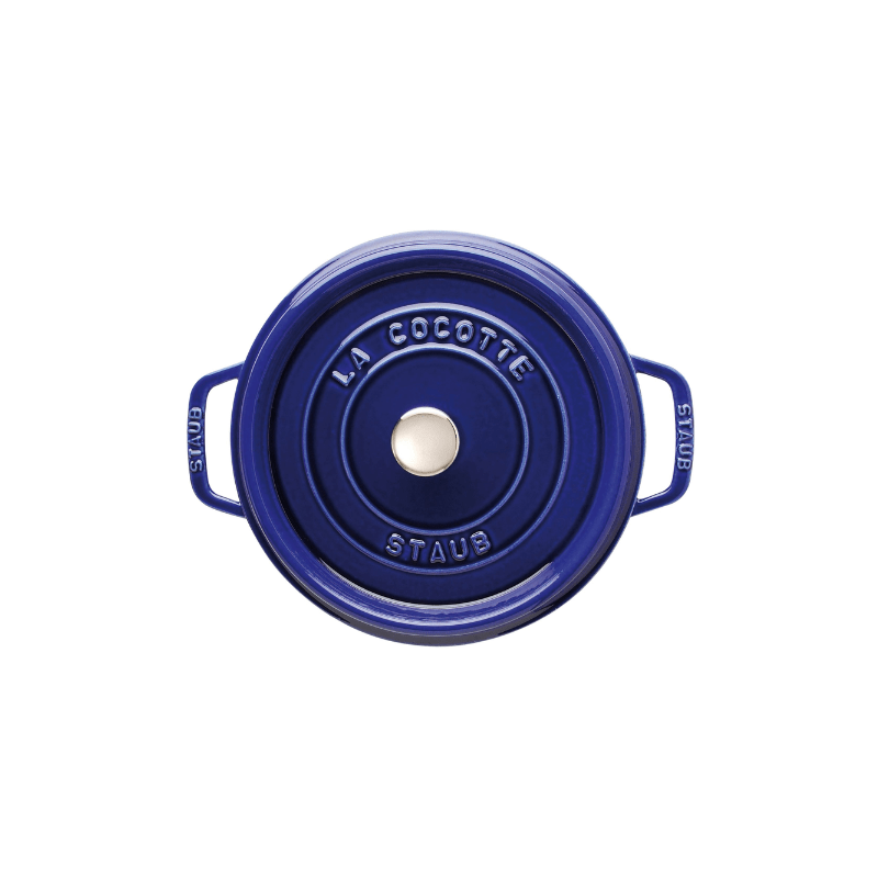 Staub Round Cocotte 20cm Dark Blue