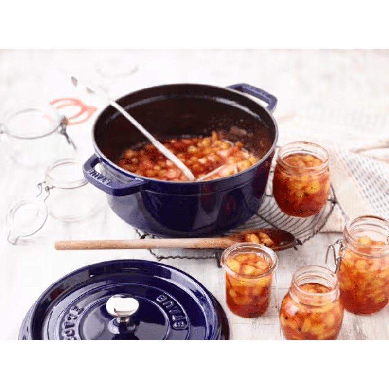 Staub Round Cocotte 20cm Dark Blue