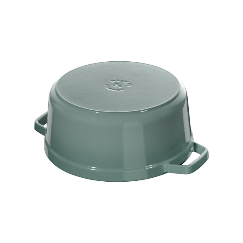 Staub Round Cocotte 24cm Eucalyptus