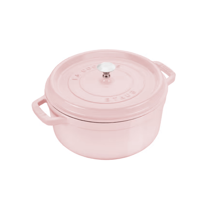 Staub Round Cocotte 24cm Sorbet Rose 50th Anniversary Limited Edition