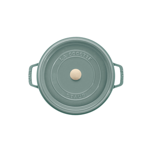 Staub Round Cocotte 26cm Eucalyptus