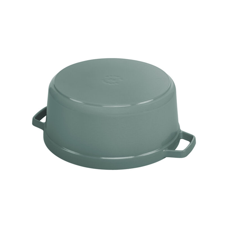 Staub Round Cocotte 26cm Eucalyptus