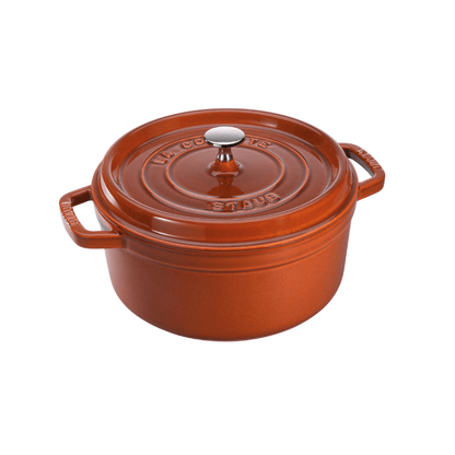 Staub Round Cocotte 28cm Cinnamon