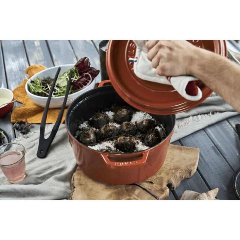 Staub Round Cocotte 28cm Cinnamon