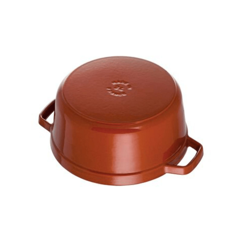 Staub Round Cocotte 28cm Cinnamon