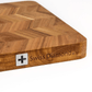 Swiss Diamond Herringbone Cutting Board Long Grain 40cm x 30cm