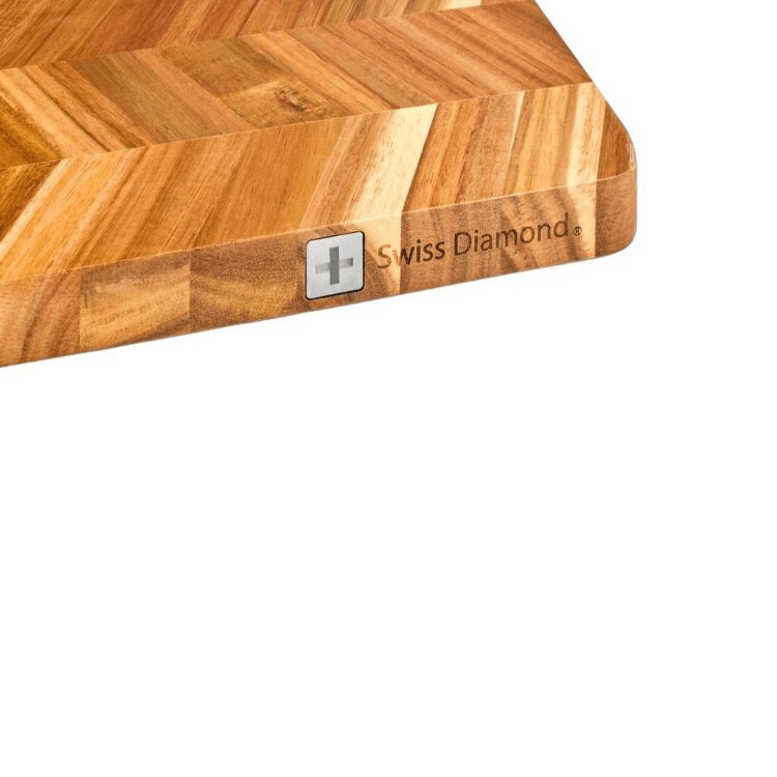 Swiss Diamond Herringbone Cutting Board Long Grain 50cm x 38cm