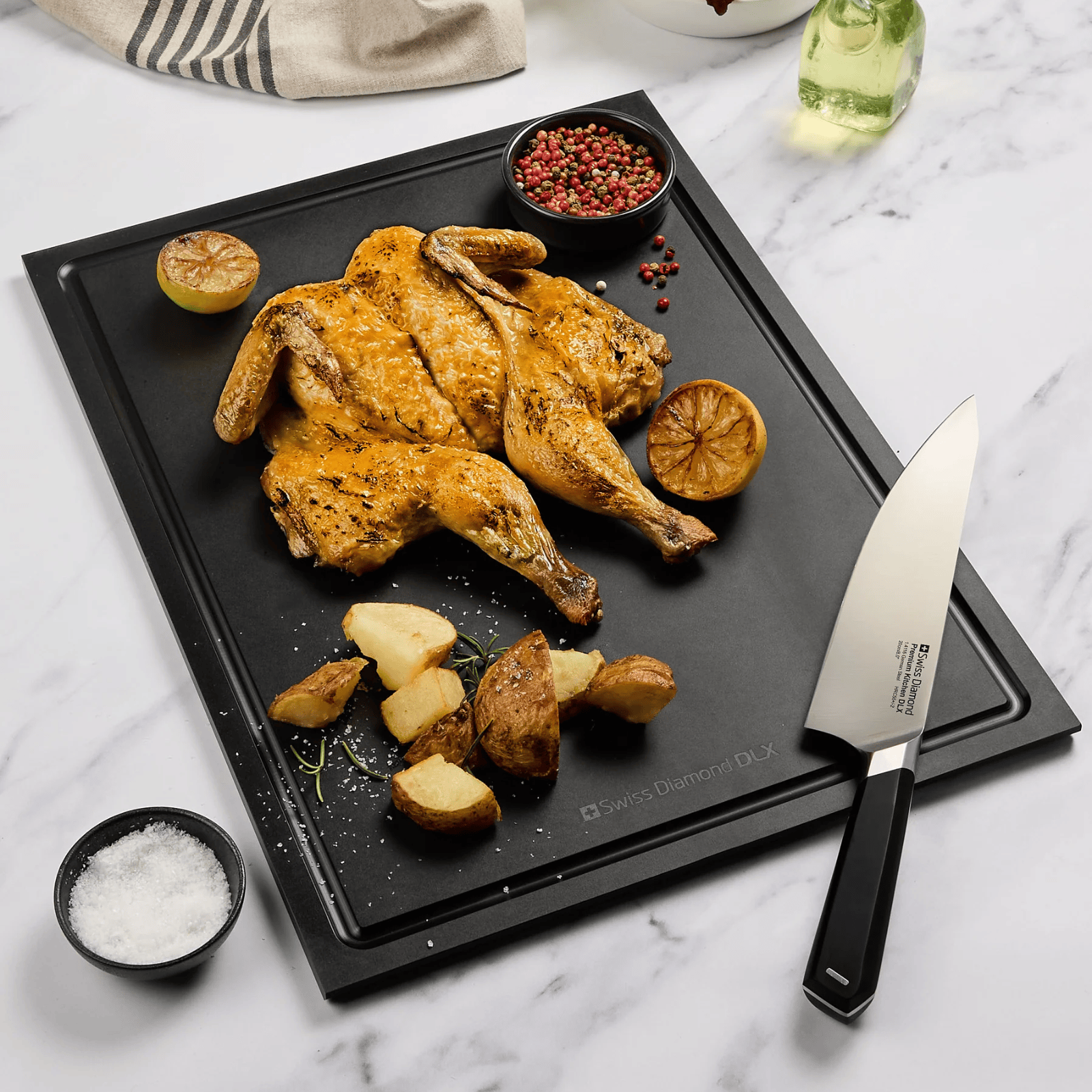 Swiss Diamond Wood Fibre Chopping Board 44cm x 32.5cm