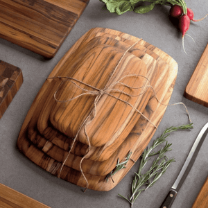 TEAKHAUS Elegant Rectangle Chopping Board 36cm x 24cm