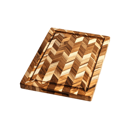 TEAKHAUS Herringbone Chopping Board 36cm x 26cm