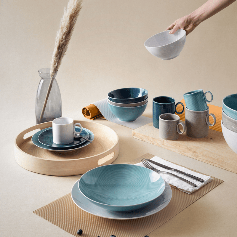 Thomas Loft Deep Plate 24cm Moon Grey